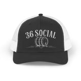 Snapback Trucker Cap - Embroidered - 36 Social