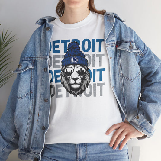 Lion White Basic T-Shirt - Unisex