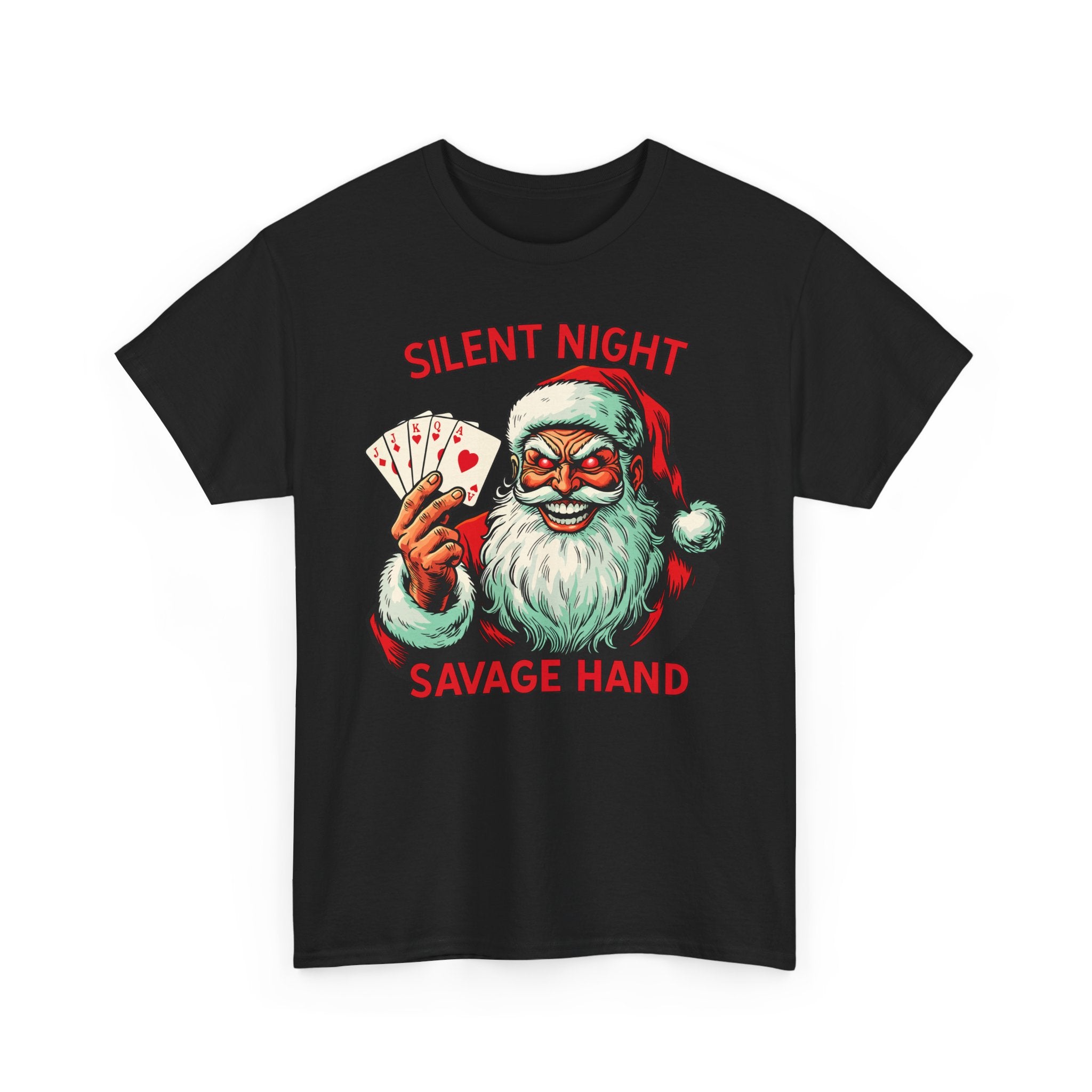 Silent Night Savage Hand Basic T-Shirt - Unisex