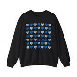 Detroit Hearts Crewneck Sweatshirt - Unisex