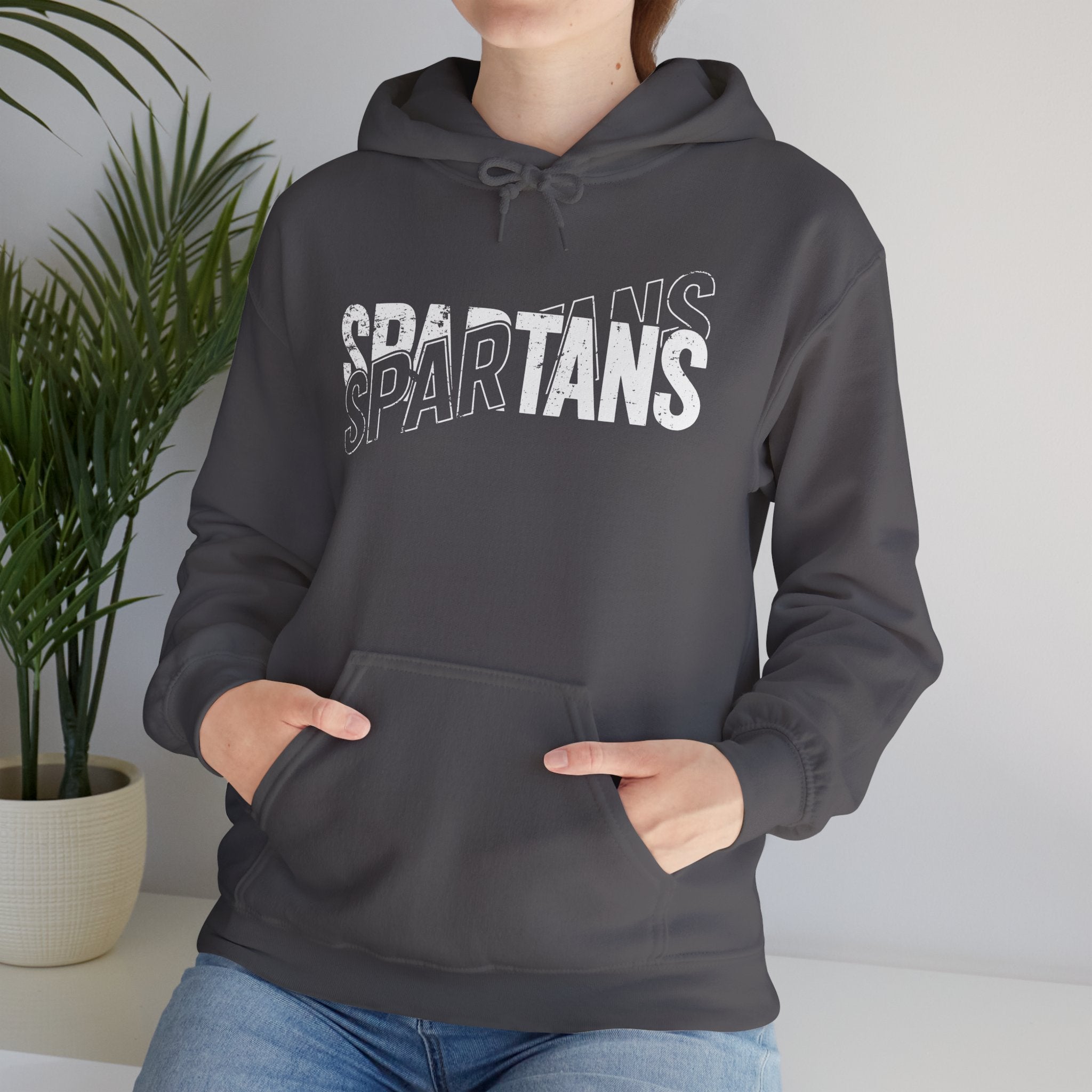 Spartans White Hoodie - Unisex