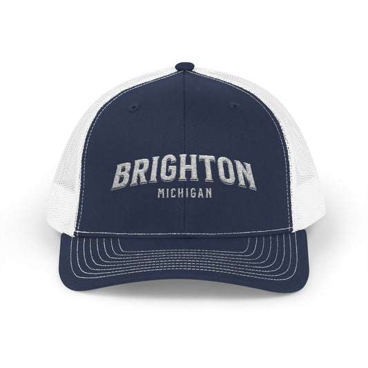 Brighton Michigan Snapback Trucker Cap