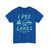 Basic T-Shirt - Unisex - I Pee In Lakes Retro