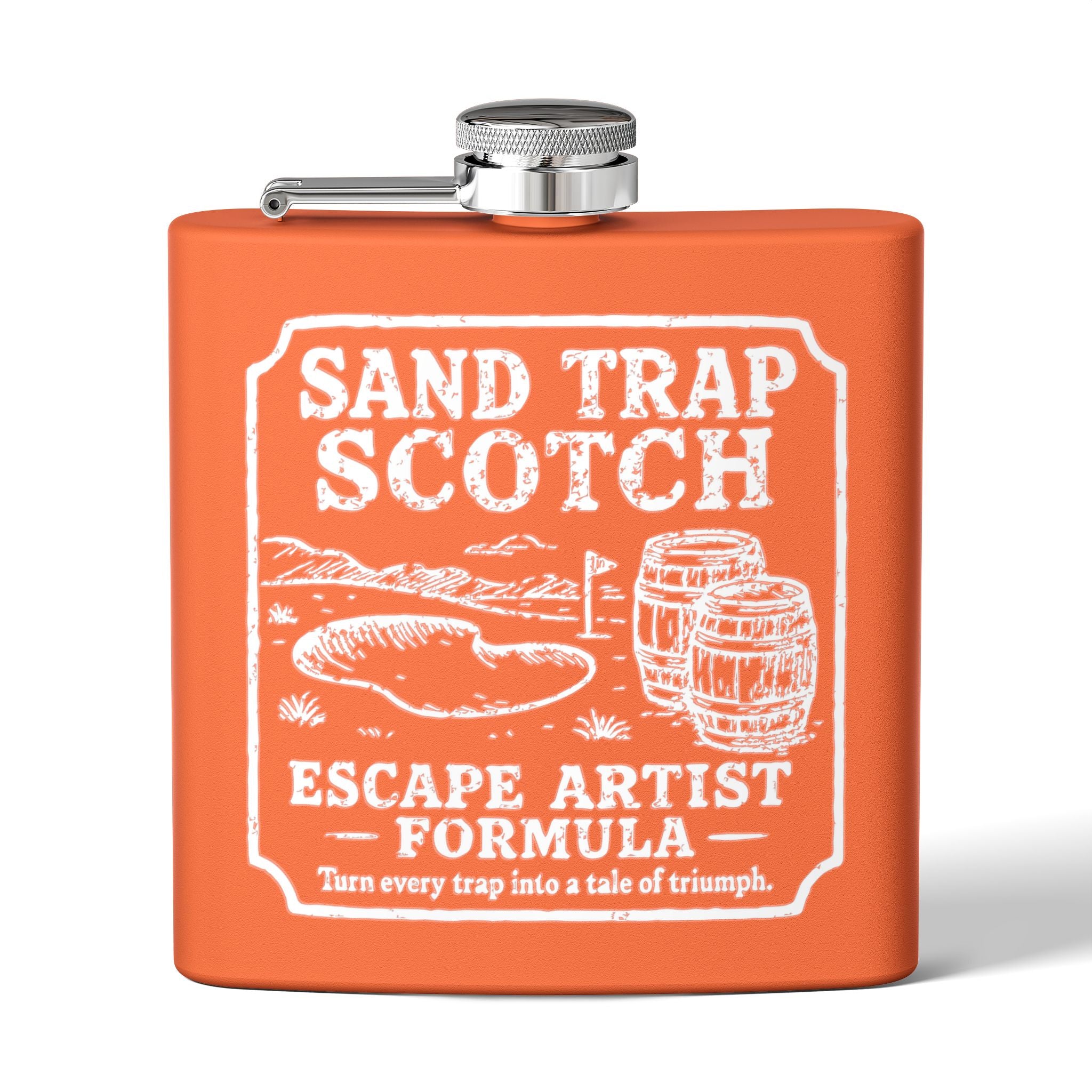 Sand Trap Scotch Flask - 6oz