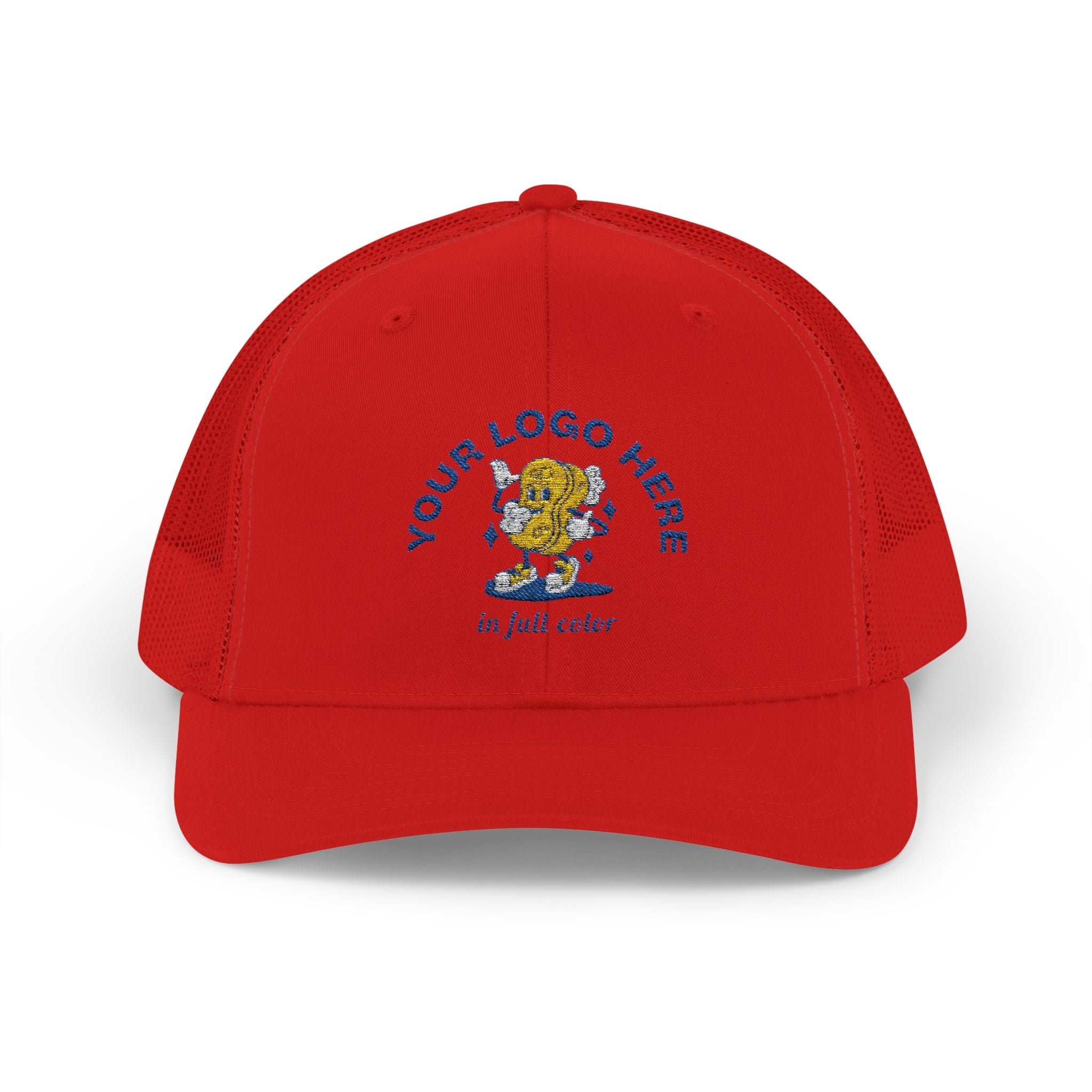 Embroidered Snapback Trucker Cap - Your Logo, Your Brand