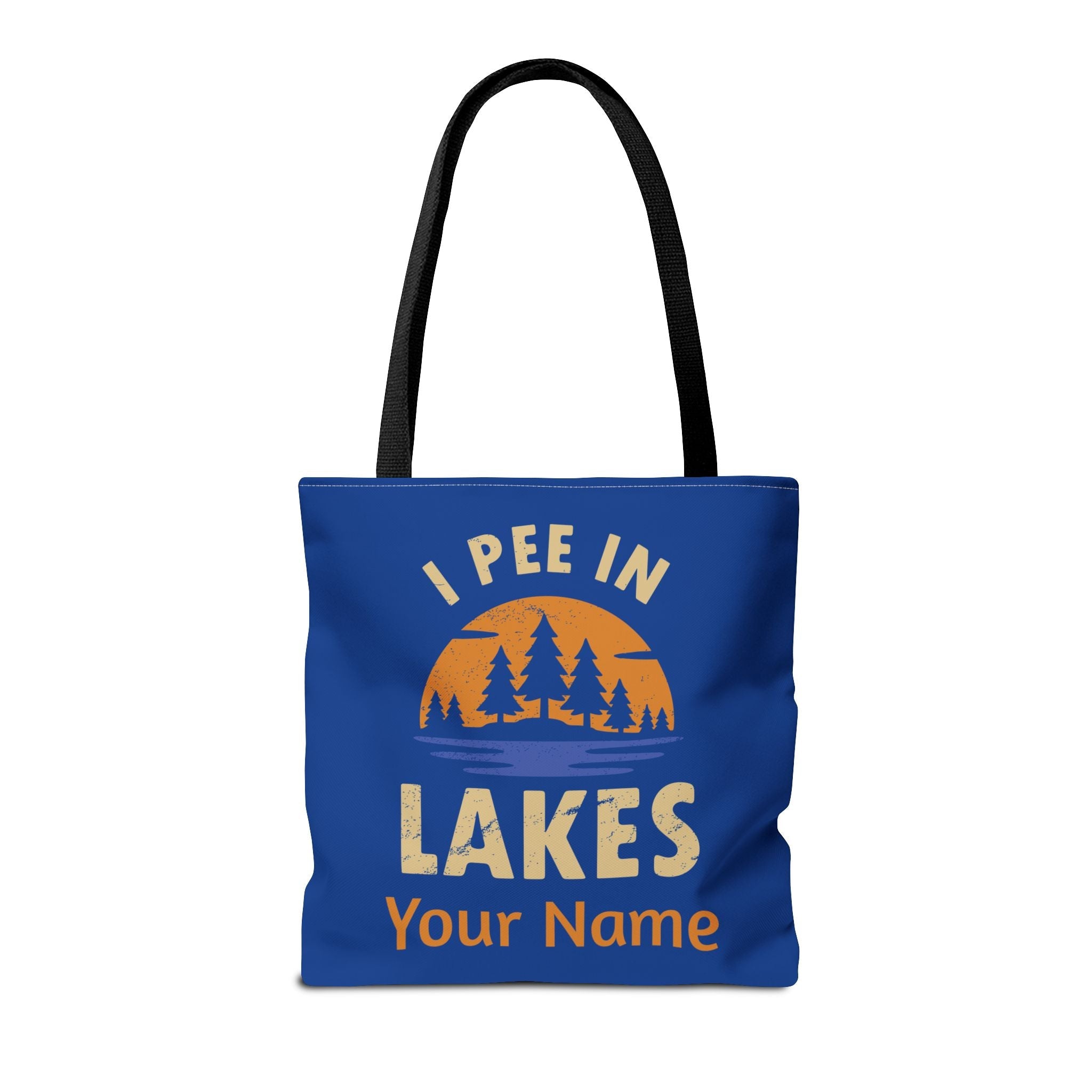 Tote Bag - I Pee In Lakes Retro Sun