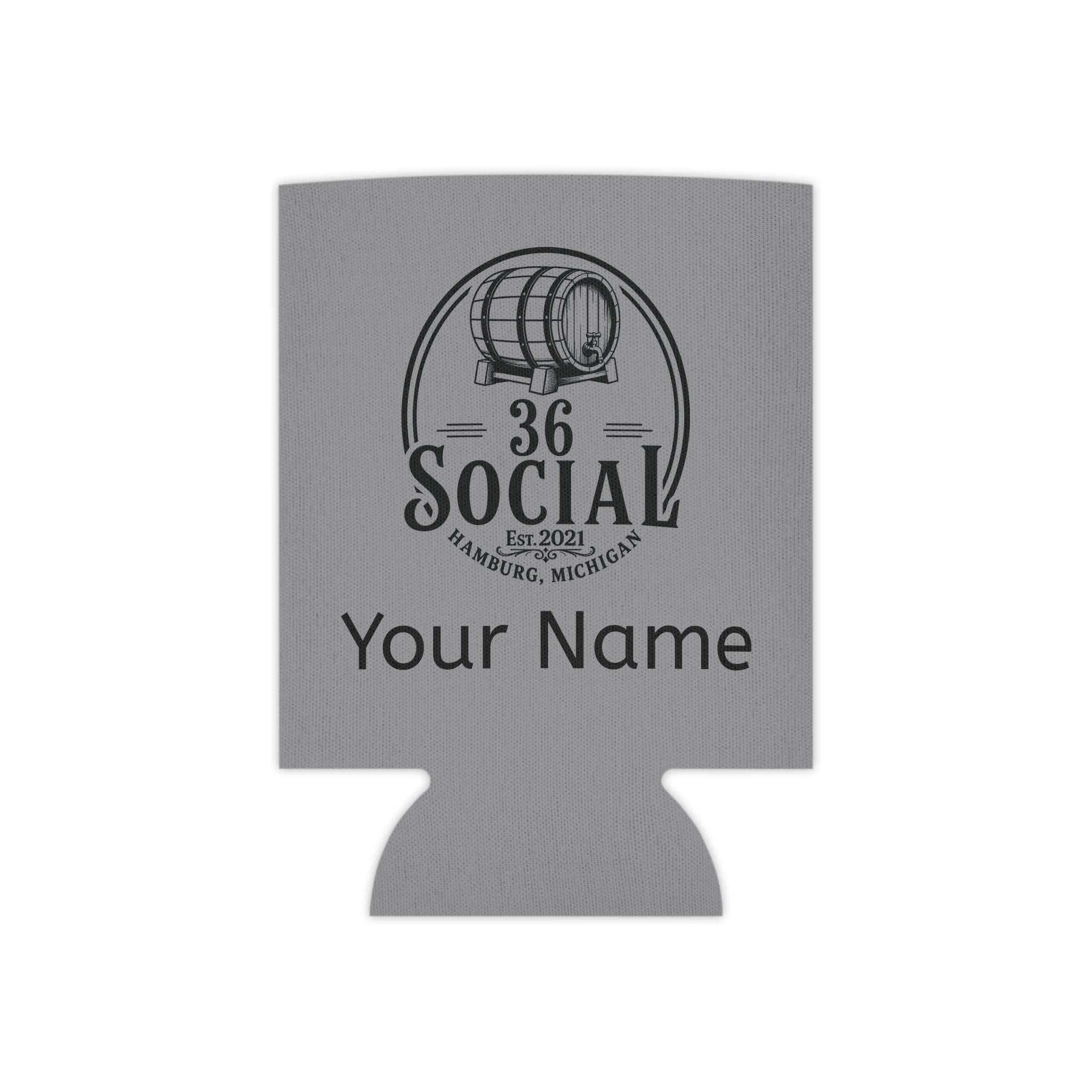 36 Social Logo 2 SL Can Cooler - Regular - Gray (Satisfy)
