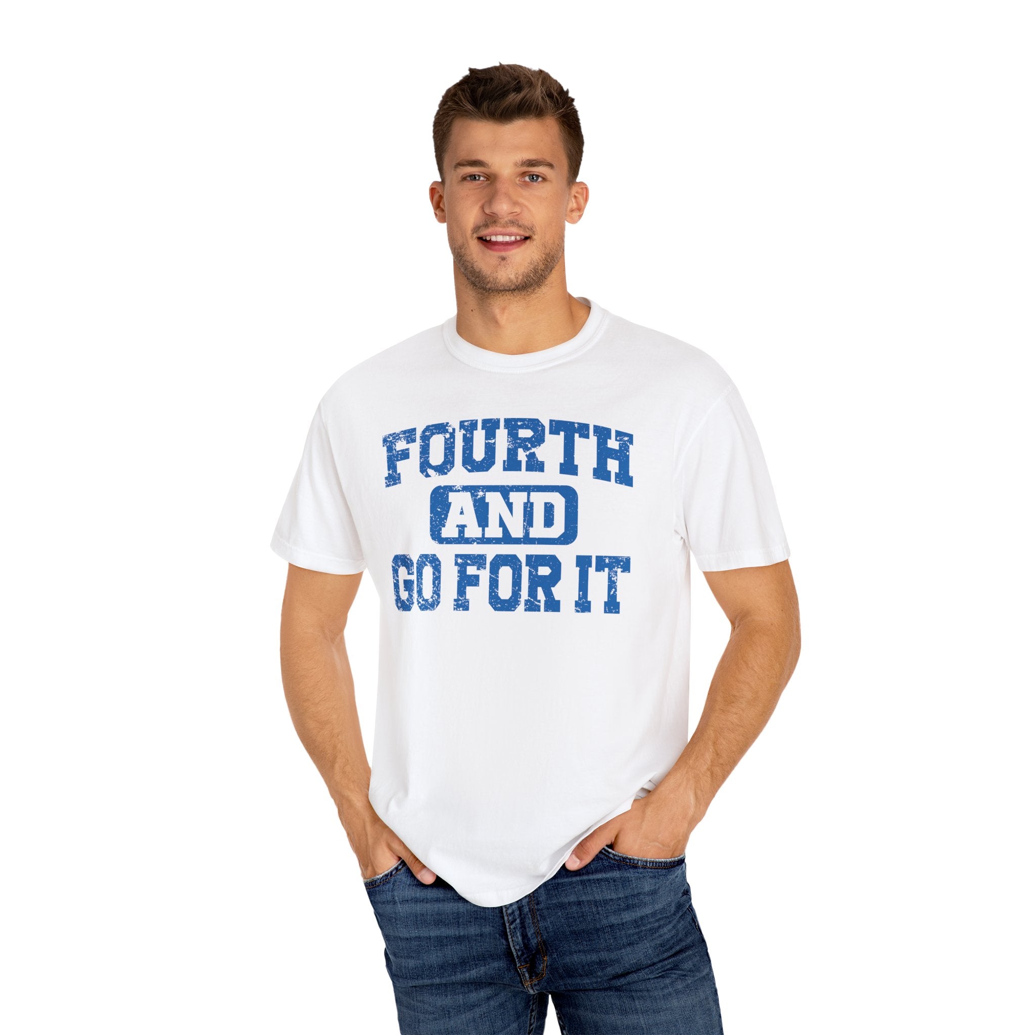 Fourth and Go For It Blue Premium T-Shirt - Unisex