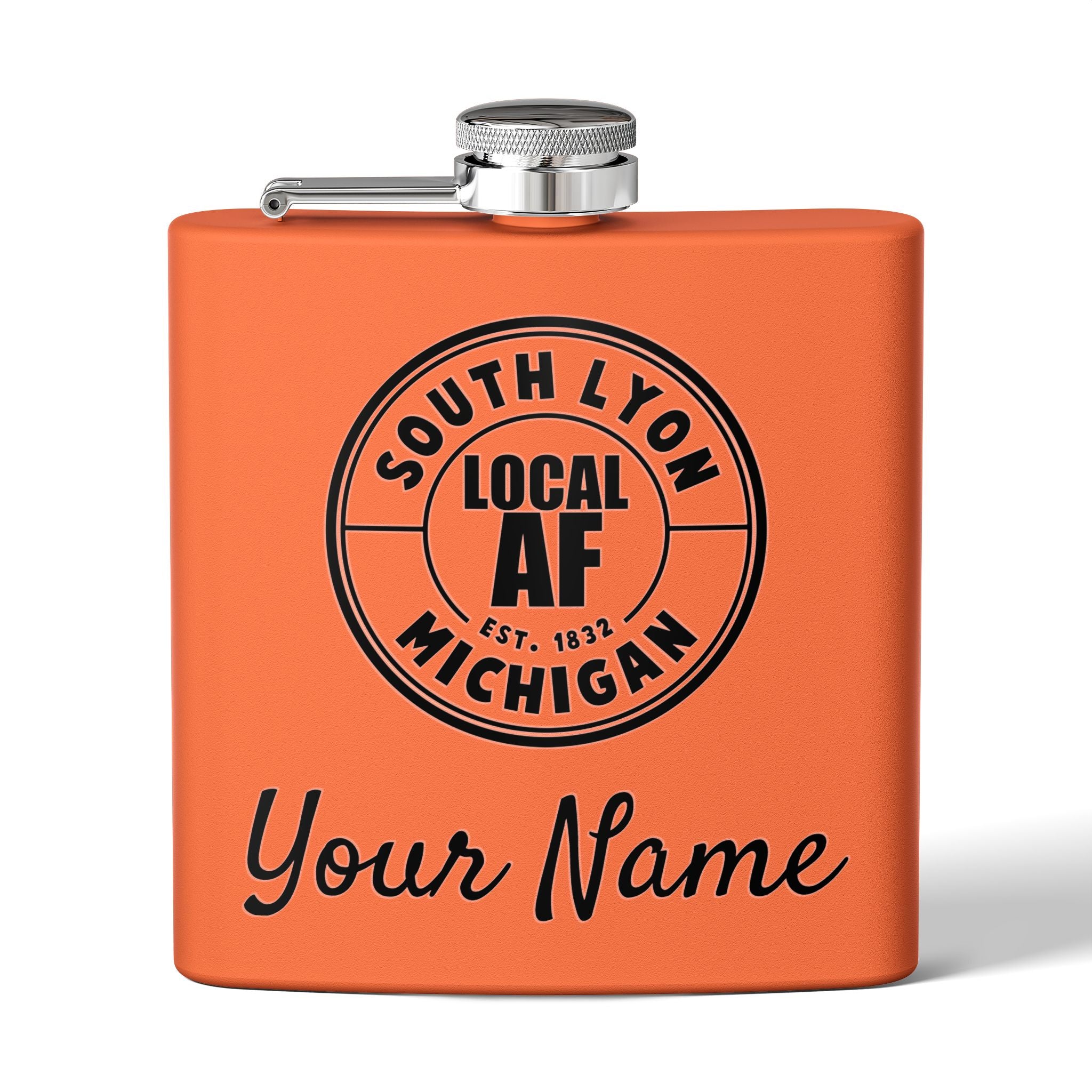 South Lyon Local AF Flask - 6oz