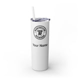 Manchester Local AF Skinny Steel Tumbler with Straw - 20oz