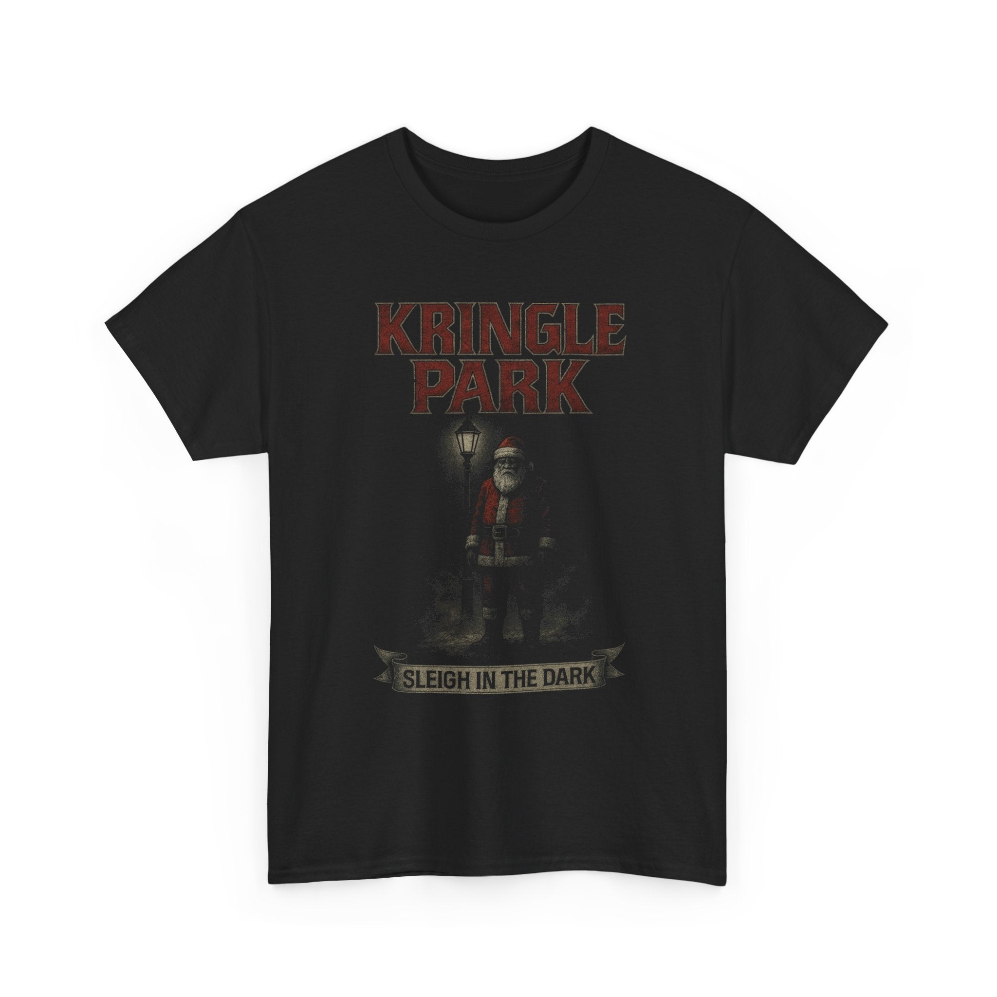 Kringle Park Sleigh in the Dark Firefly Basic T-Shirt - Unisex