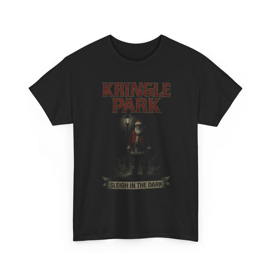 Kringle Park Sleigh in the Dark Firefly Basic T-Shirt - Unisex