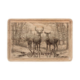 Christmas Tree with Wooden Sign Personalized Engraved Wooden Cutting Board