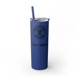 Manchester Local AF Skinny Steel Tumbler with Straw - 20oz