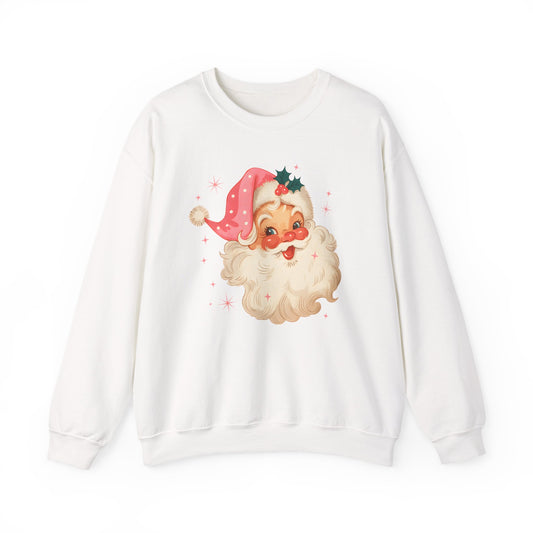Pink Santa Crewneck Sweatshirt - Unisex