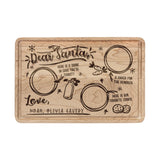 Dear Santa Personalized Engraved Wooden Cutting Board