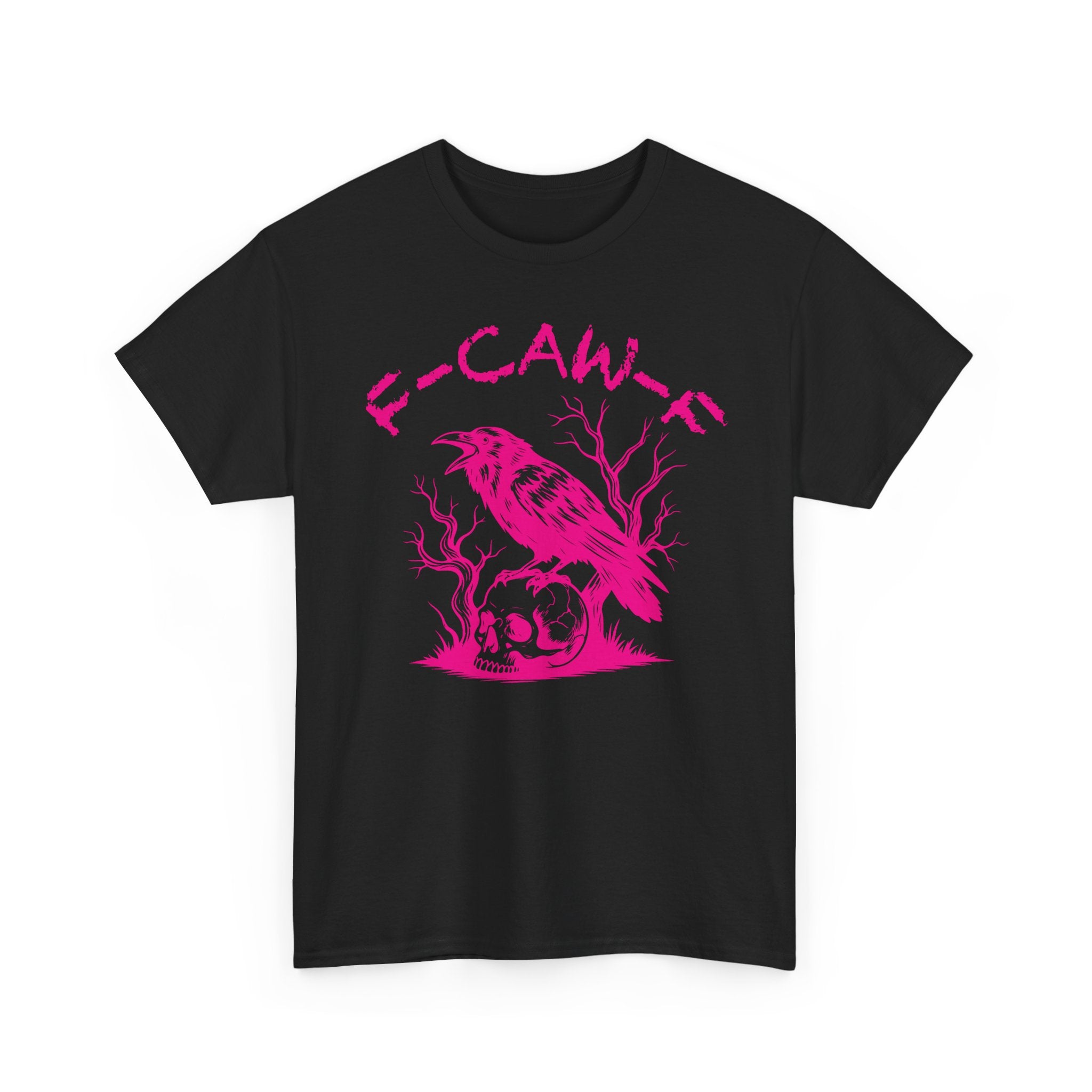 F-CAW-F-Skull Pink Basic T-Shirt - Unisex