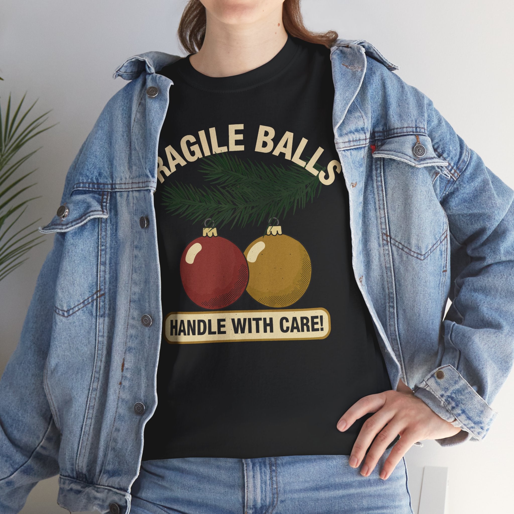 Fragile Balls Handle With Care Basic T-Shirt - Unisex