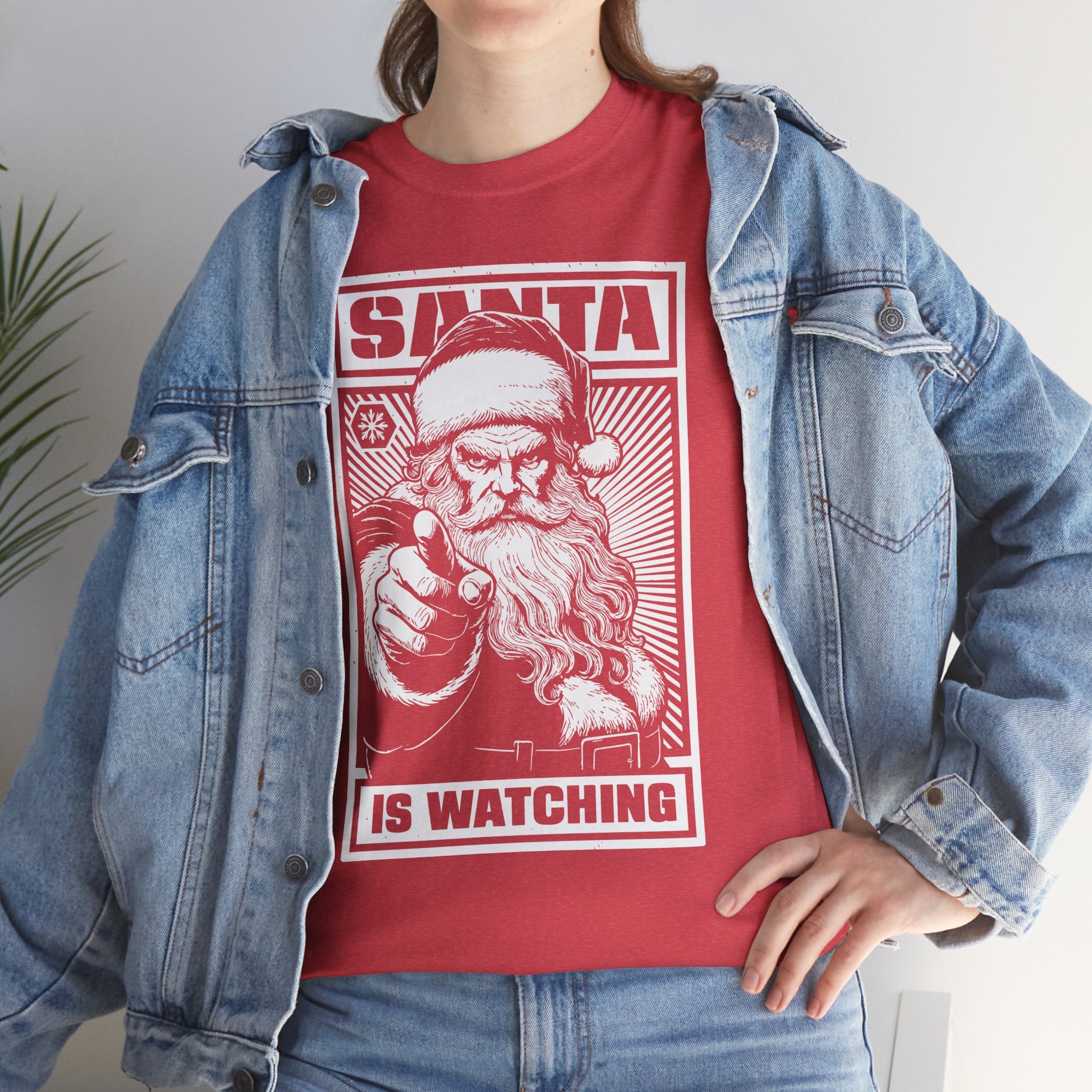 Santa is Watching Basic T-Shirt - Unisex