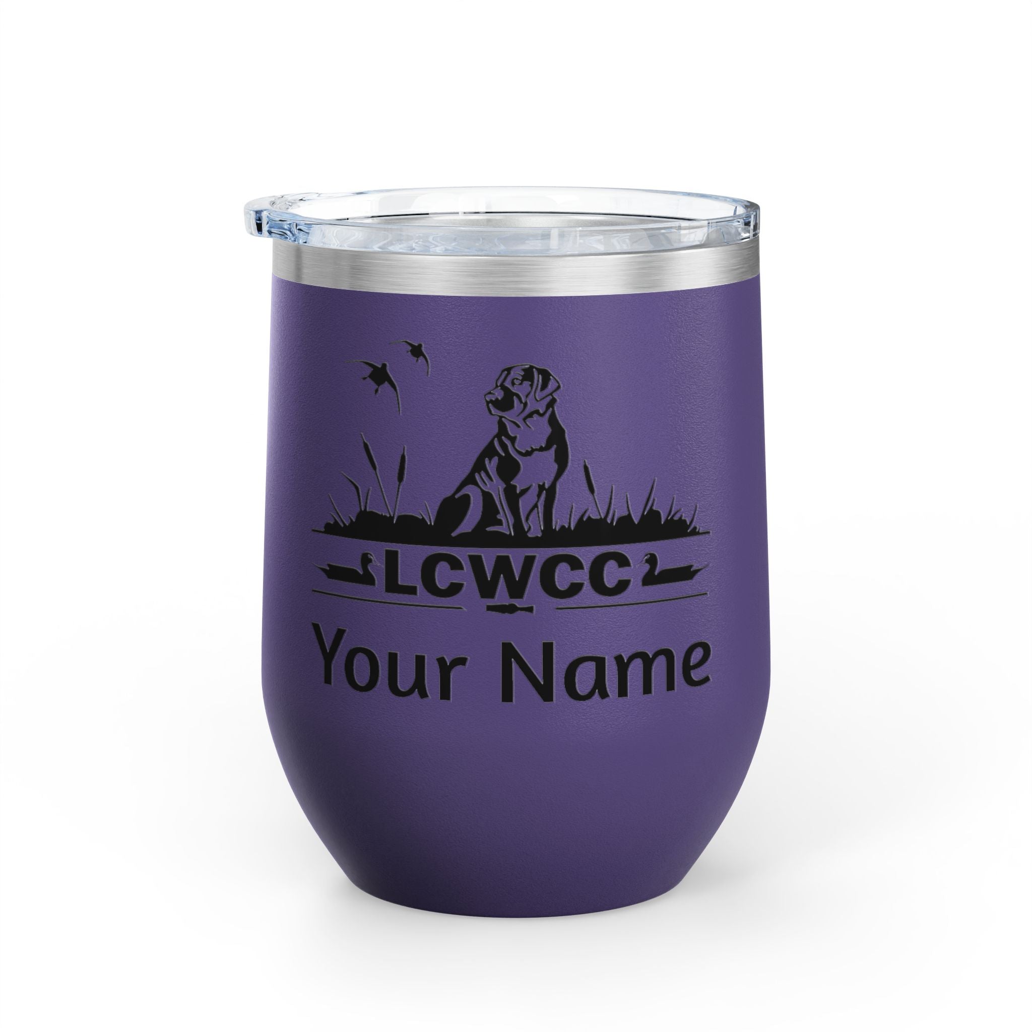 LCWCC Dog Logo Wine Tumbler - 12oz