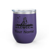 LCWCC Dog Logo Wine Tumbler - 12oz