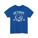 Detroit Football 1930 White Basic T-Shirt - Unisex