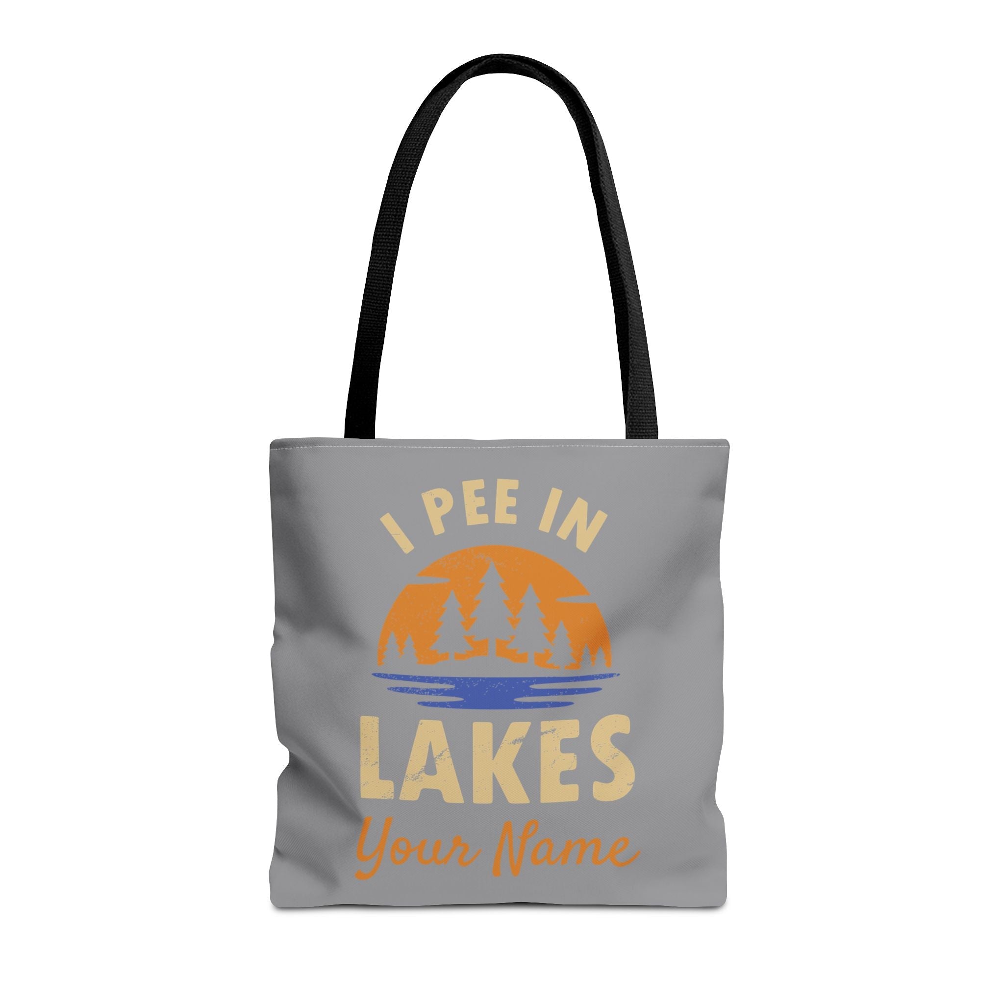 Tote Bag - I Pee In Lakes Retro Sun