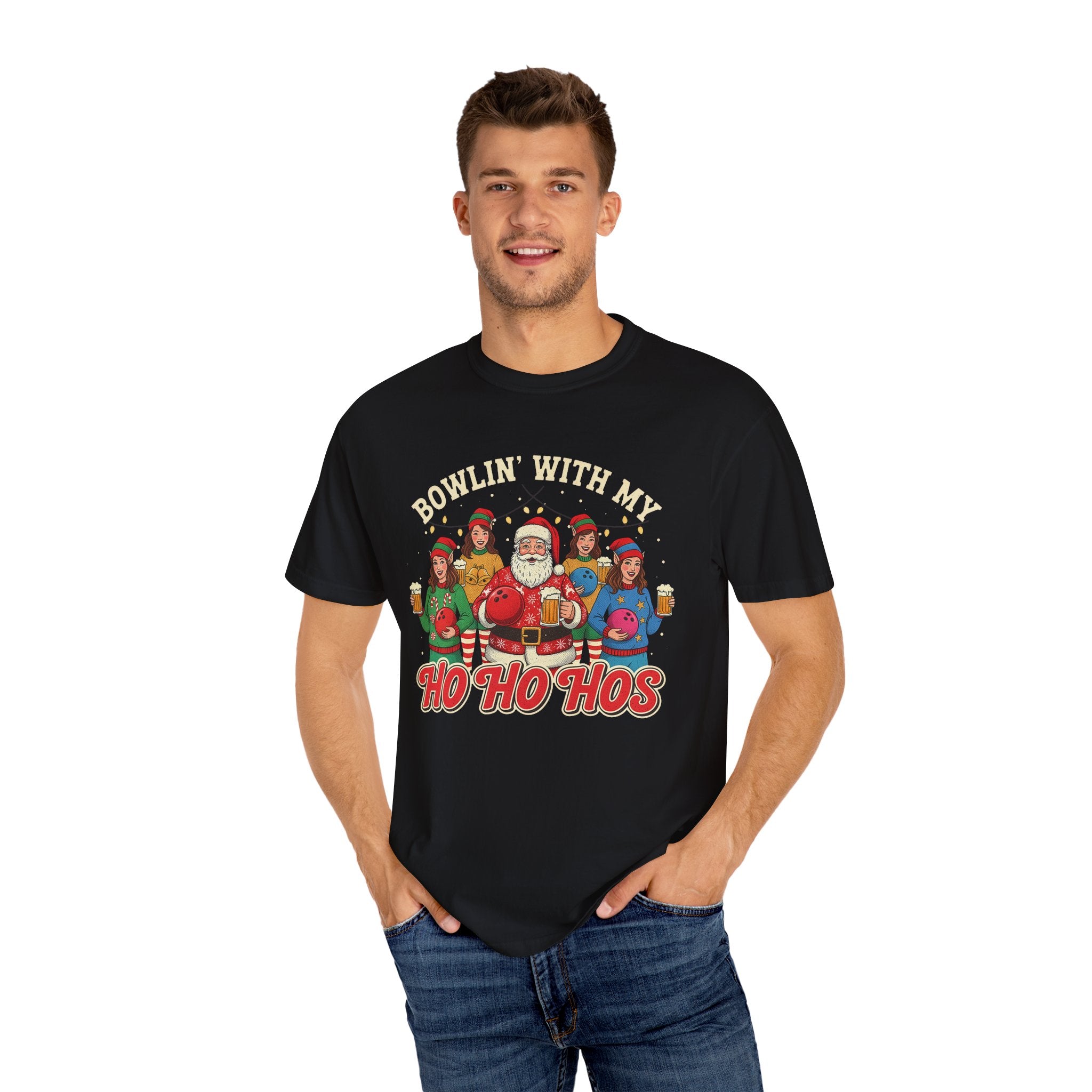 Bowlin With My Ho Ho Hos Premium T-Shirt - Unisex