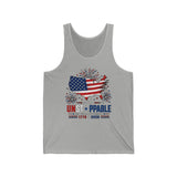 Brush Flag Still Unstoppable 250 Years Freedom Patriotic Basic T-Shirt - Unisex
