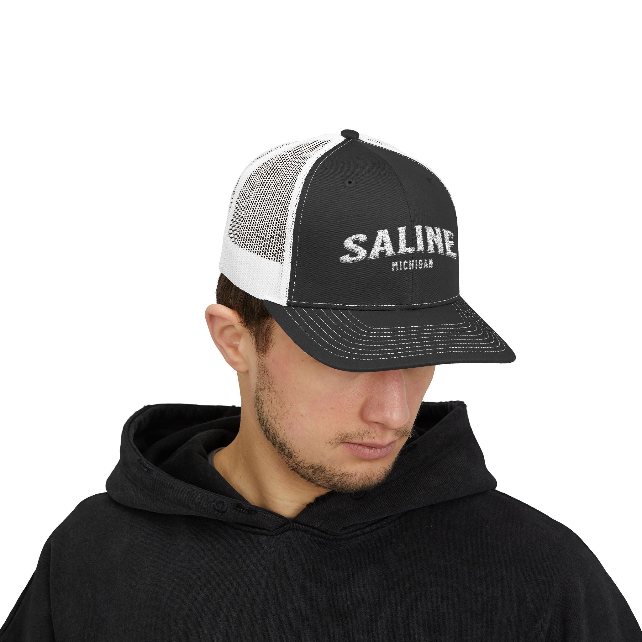 Saline Michigan Snapback Trucker Cap