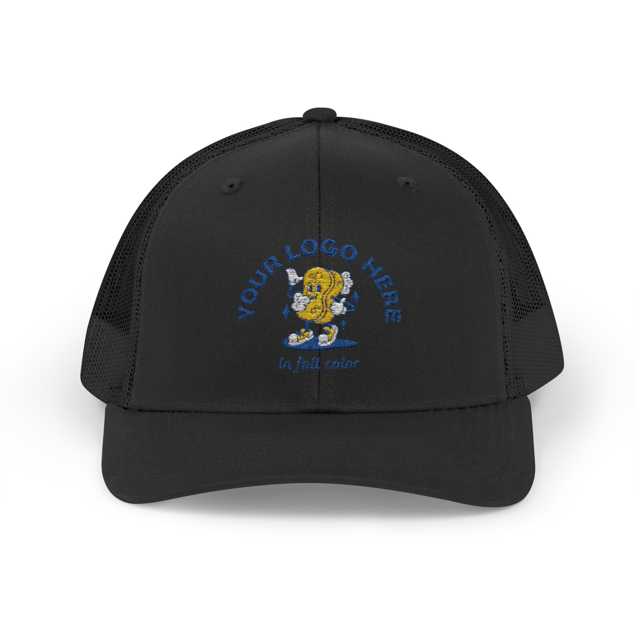 Embroidered Snapback Trucker Cap - Your Logo, Your Brand