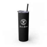 Ann Arbor Local AF Skinny Steel Tumbler with Straw - 20oz