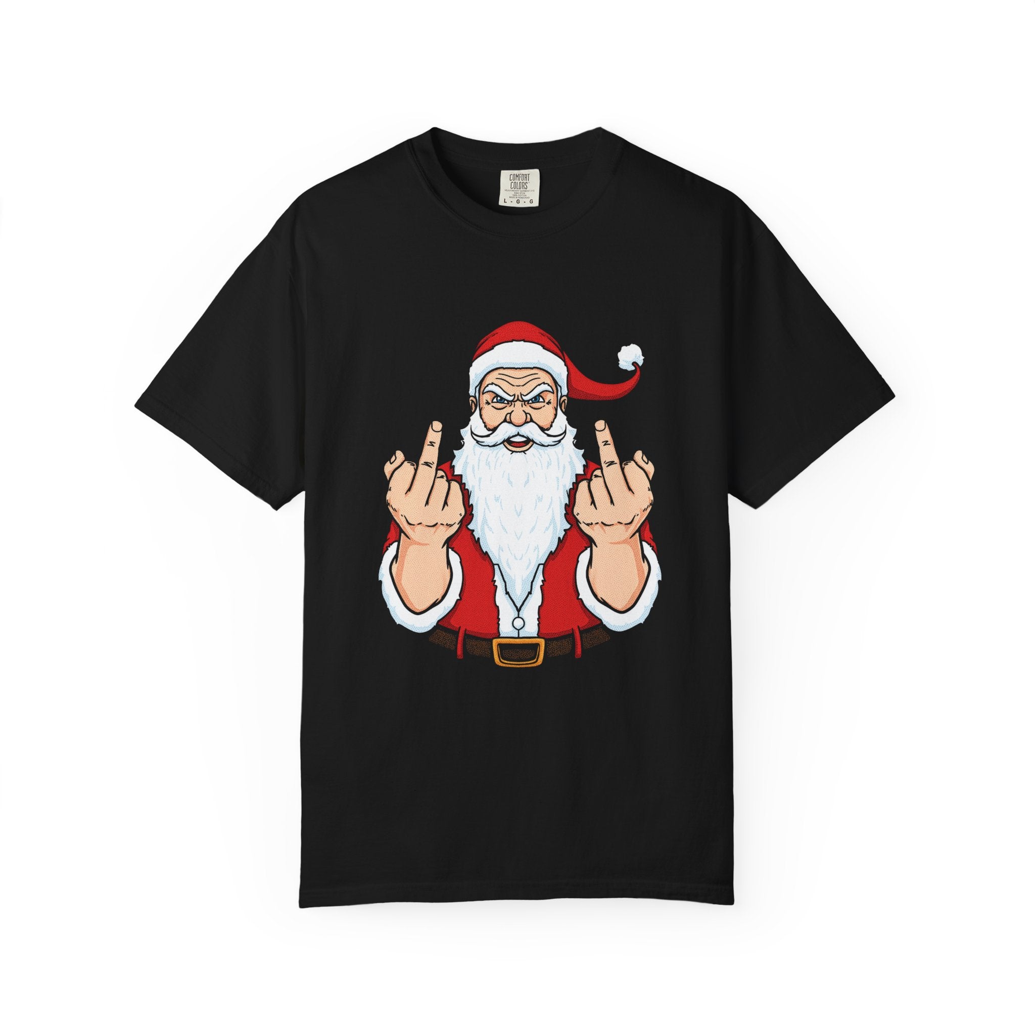 Santa Middle Finger Premium T-Shirt - Unisex