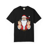 Santa Middle Finger Premium T-Shirt - Unisex