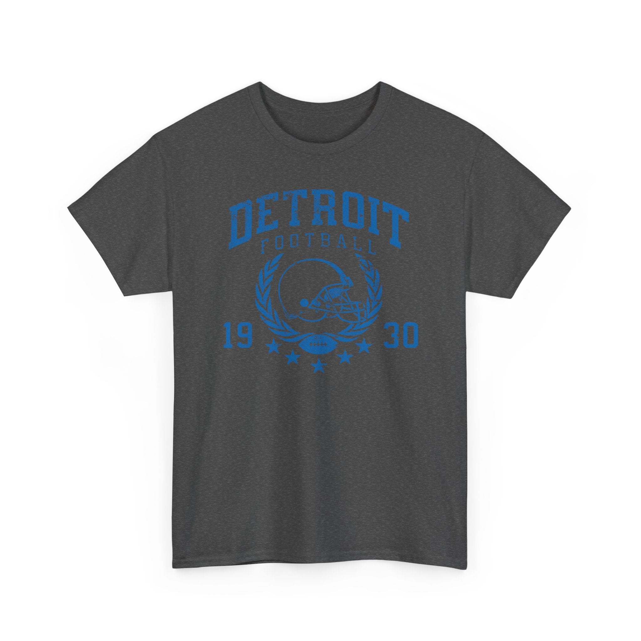 Detroit Football 1930 Blue Basic T-Shirt - Unisex