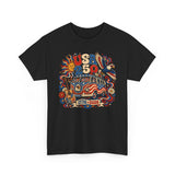 Hippie Van USA 250 1776 2026 Retro Patriotic USA 250 Basic T-Shirt - Unisex
