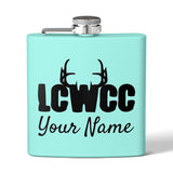 LCWCC Rack Logo Flask - 6oz