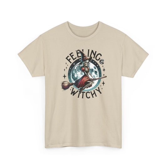 Feeling Witchy Skeleton Basic T-Shirt - Unisex