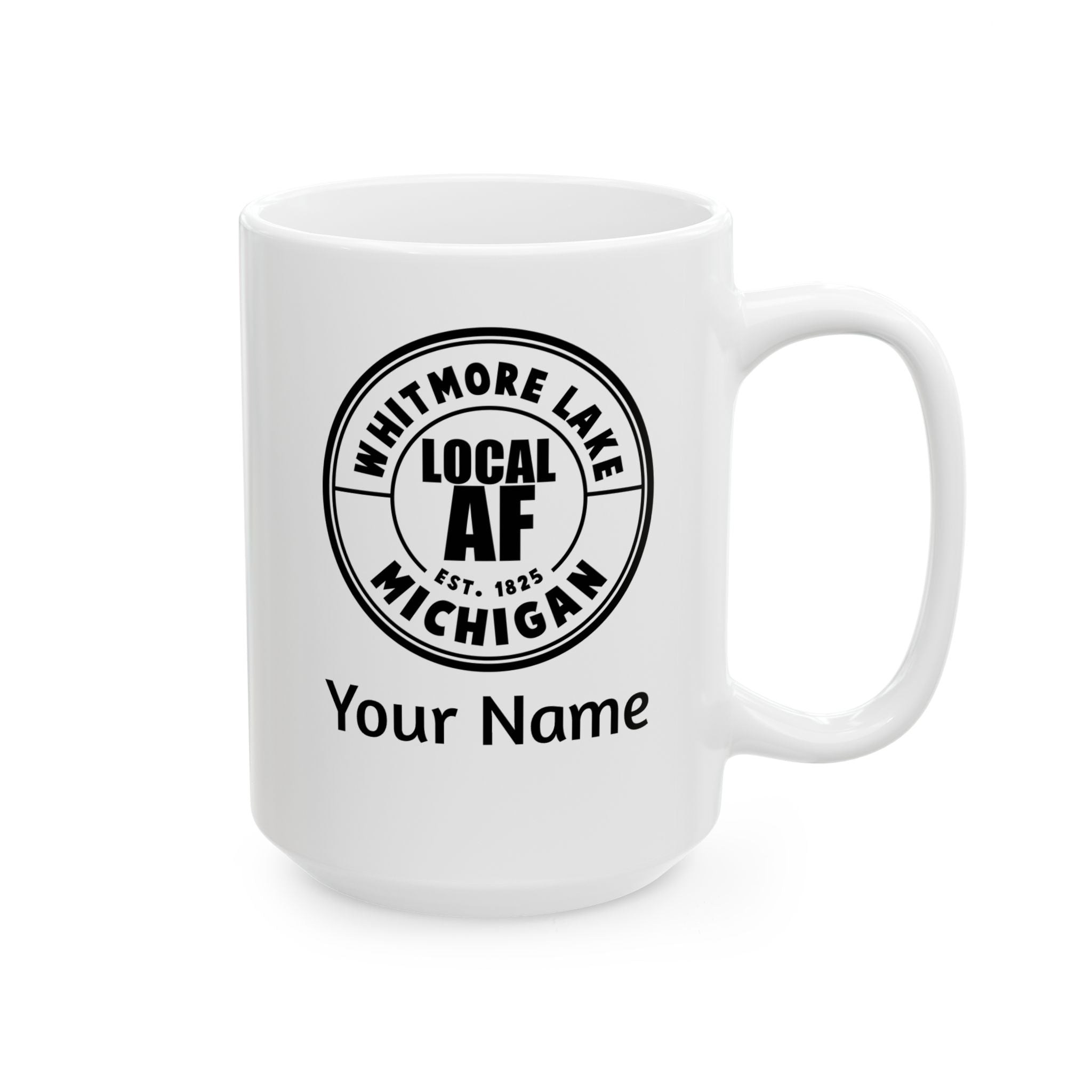 Whitmore Lake Local AF Coffee Mug - 15oz