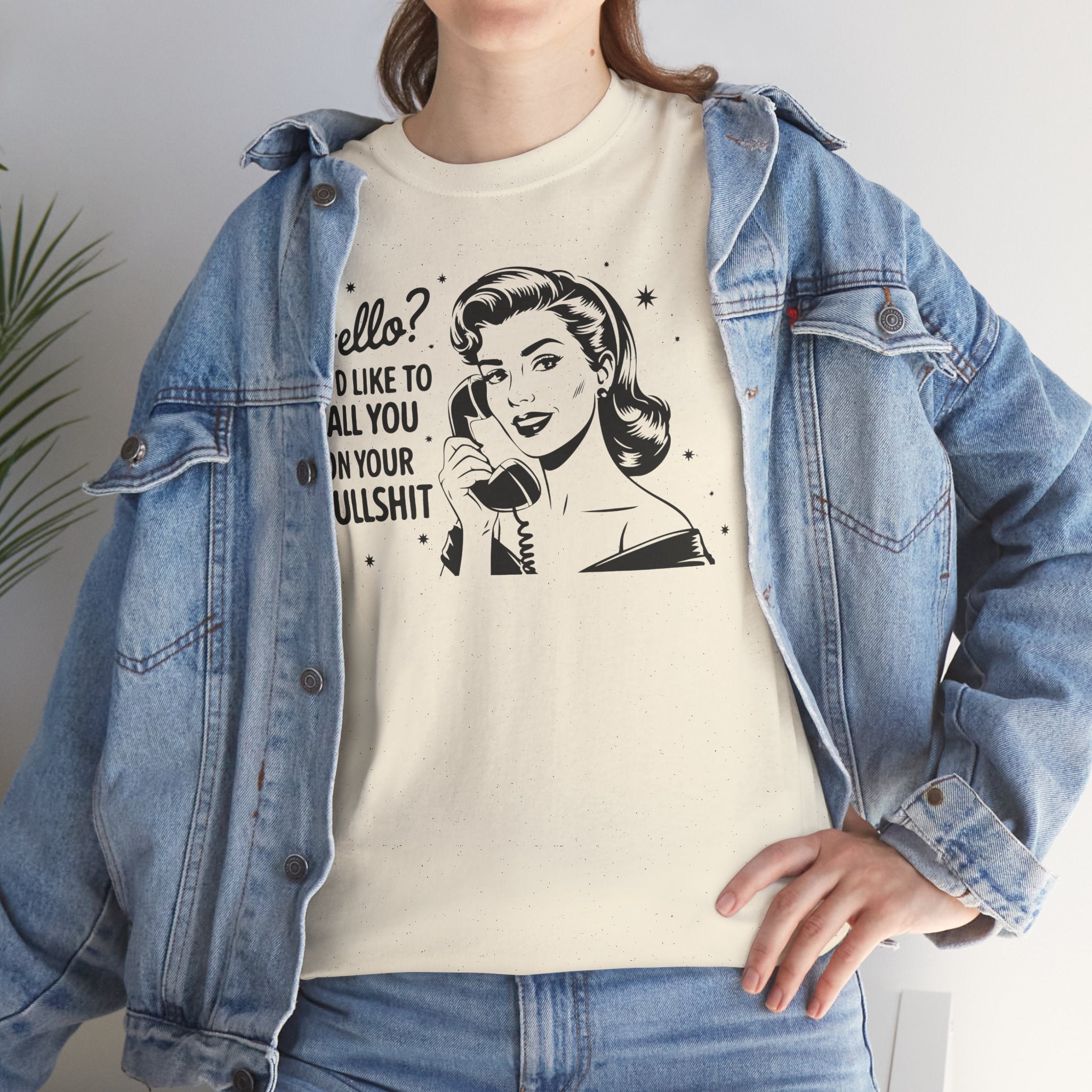 Hello  I'd Like to Call You Basic T-Shirt - Unisex