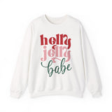 Holly Jolly Babe Crewneck Sweatshirt - Unisex