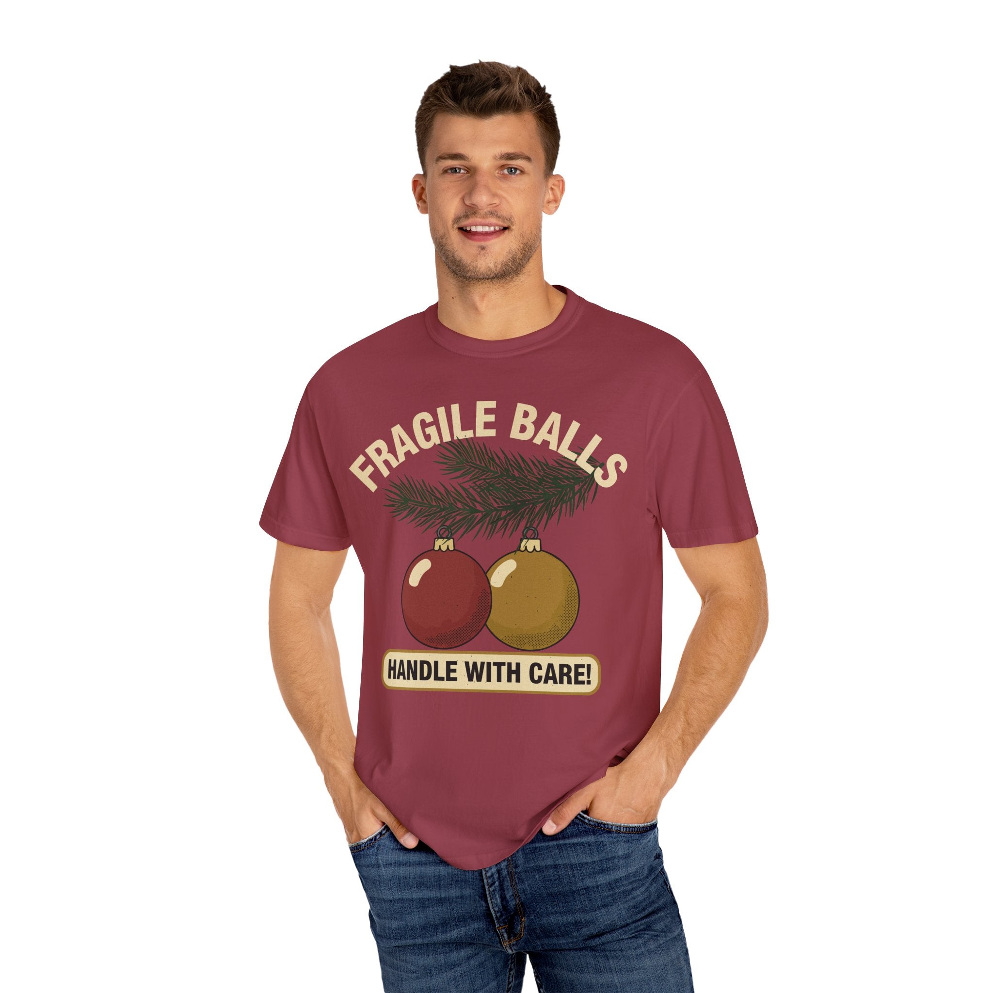 Fragile Balls Handle With Care Premium T-Shirt - Unisex