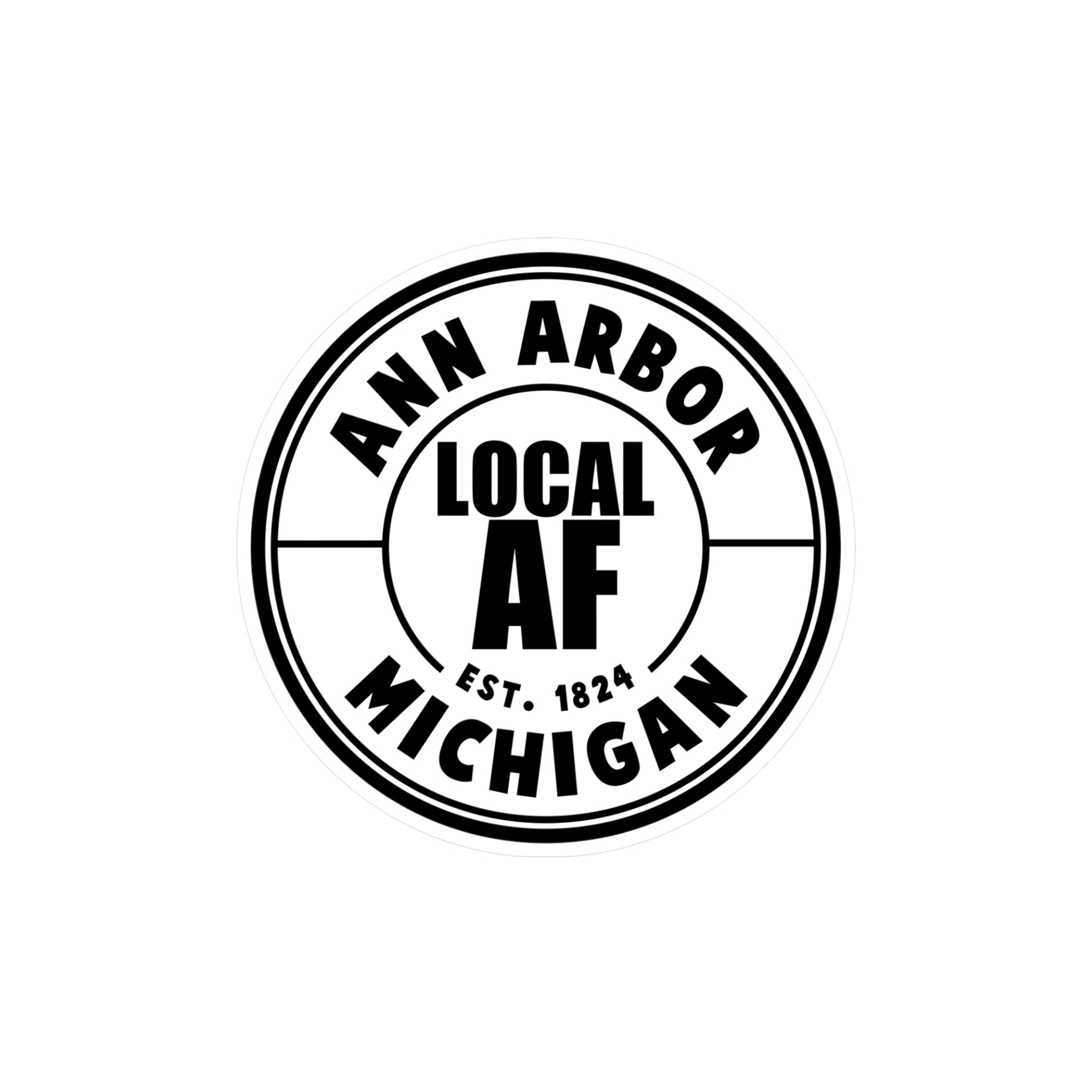 Ann Arbor Local AF Vinyl Decal
