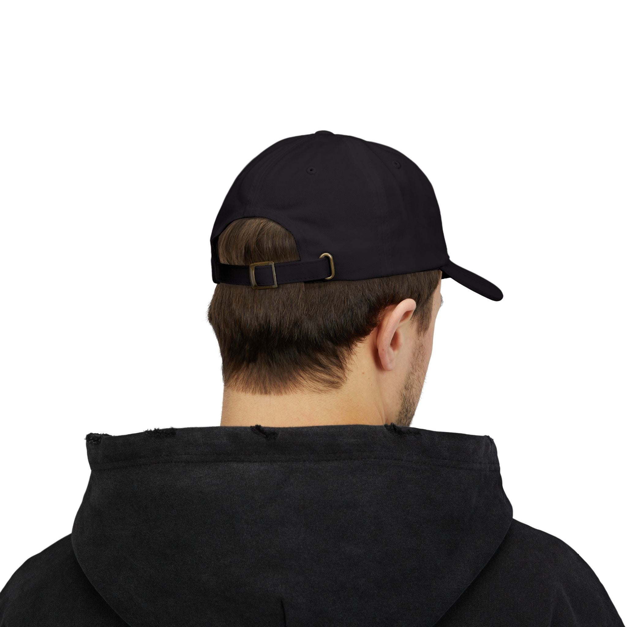 Milan Bold & Square White Embroidery Dad Cap