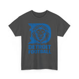 Detroit Football Blue Basic T-Shirt - Unisex
