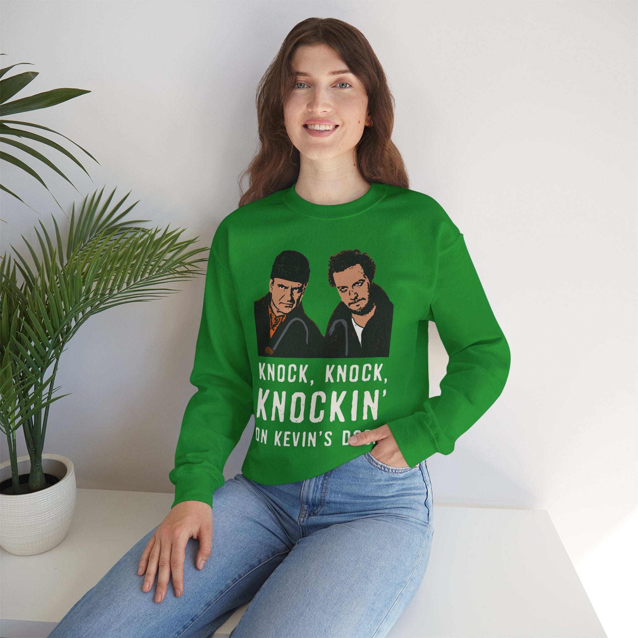 Knockin On Kevins Door Crewneck Sweatshirt - Unisex