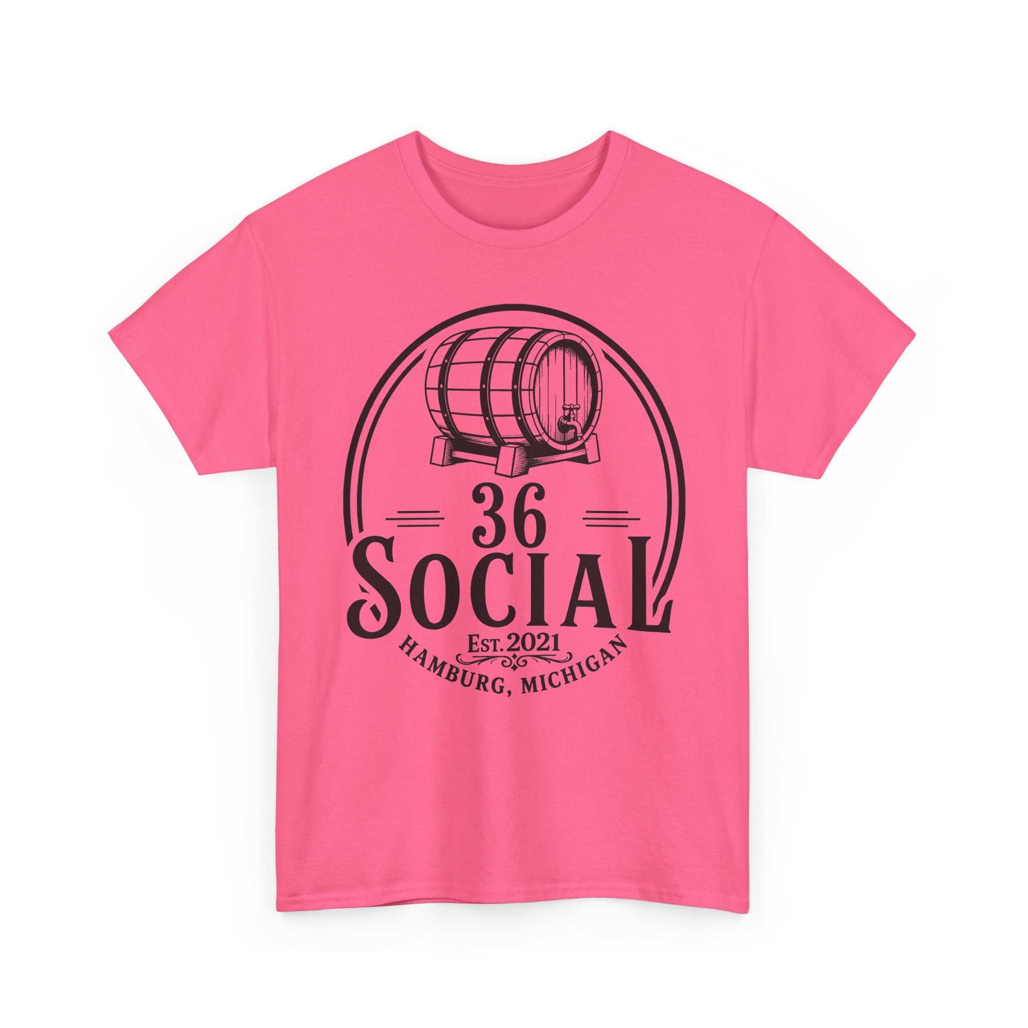 36 Social Logo 2 Black SL Basic T-Shirt - Unisex