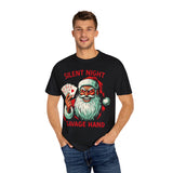 Silent Night Savage Hand Premium T-Shirt - Unisex