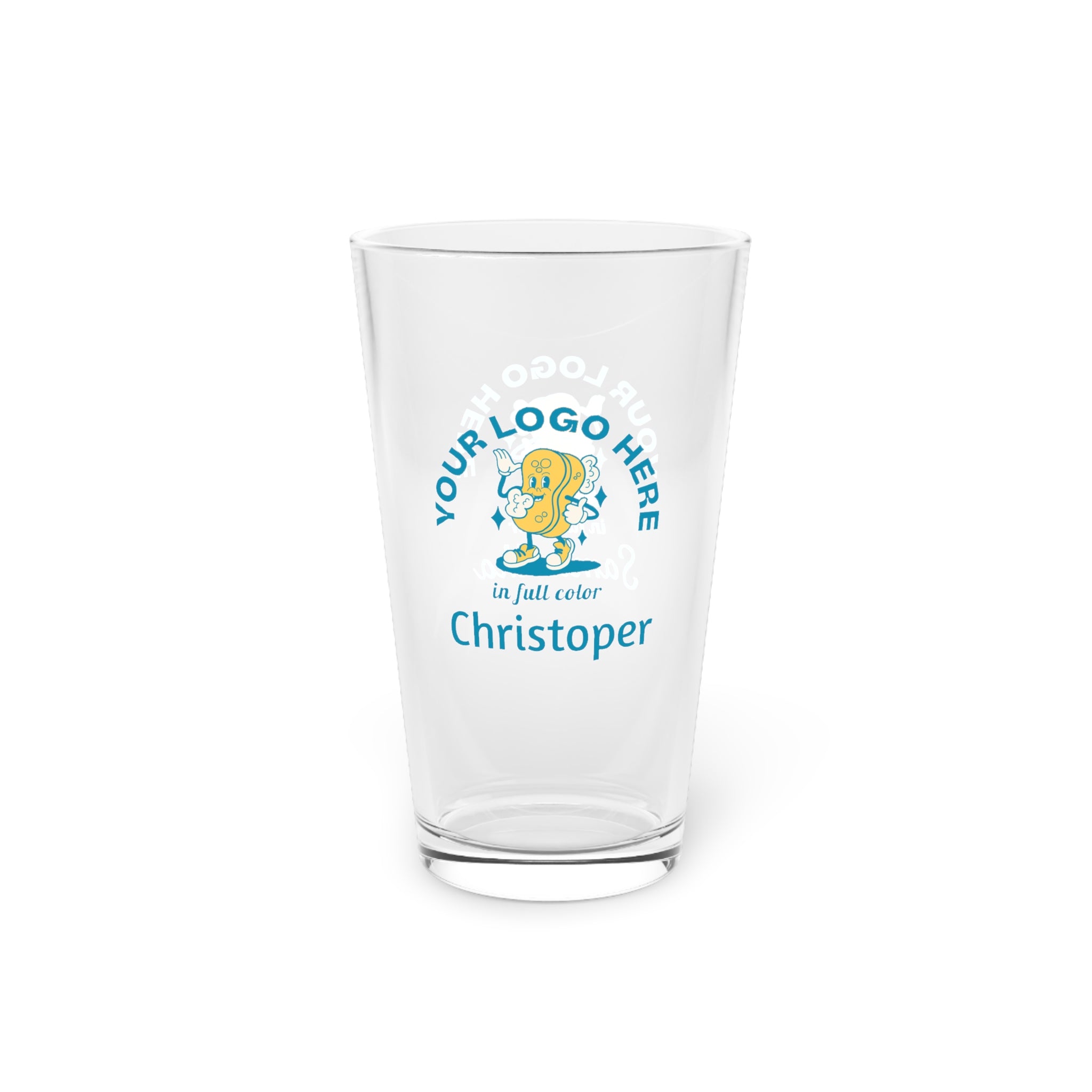 Personalized Pint Glass - 16oz - Your Logo, Your Brand