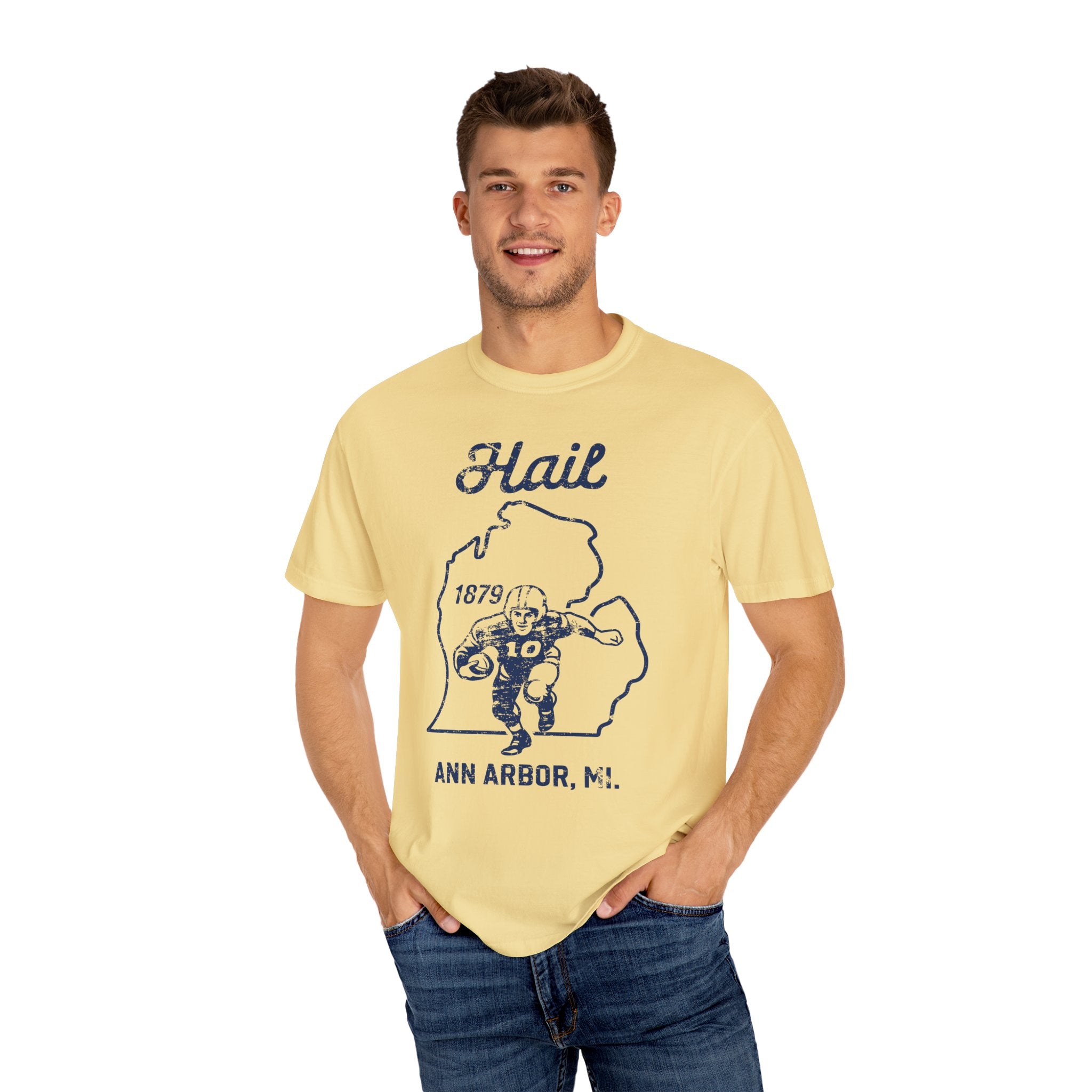 Hail MI Blue Premium T-Shirt - Unisex